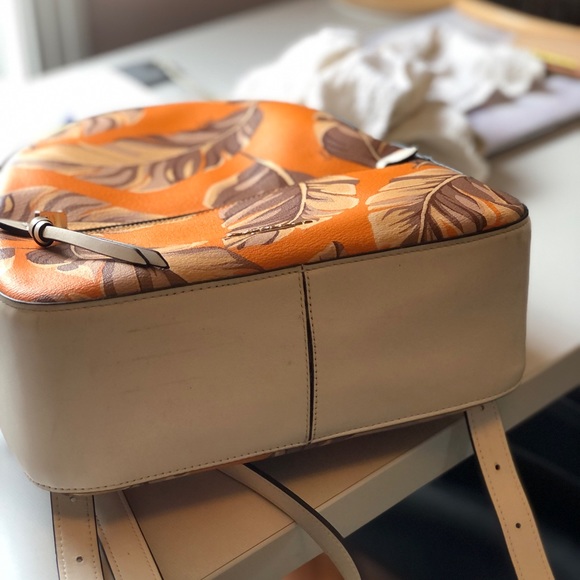 Coach feather print leather backpack - Picture 11 of 11